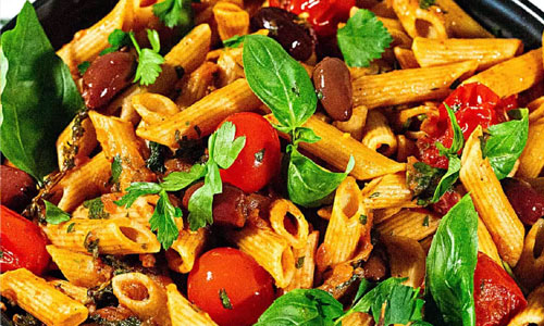 Tomato Olive Linguine